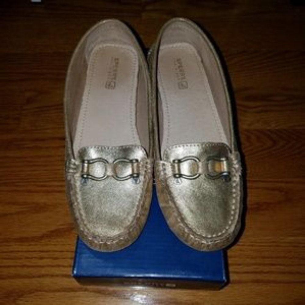 Metallic Gold Sperry Loafer - NIB, Never Worn!